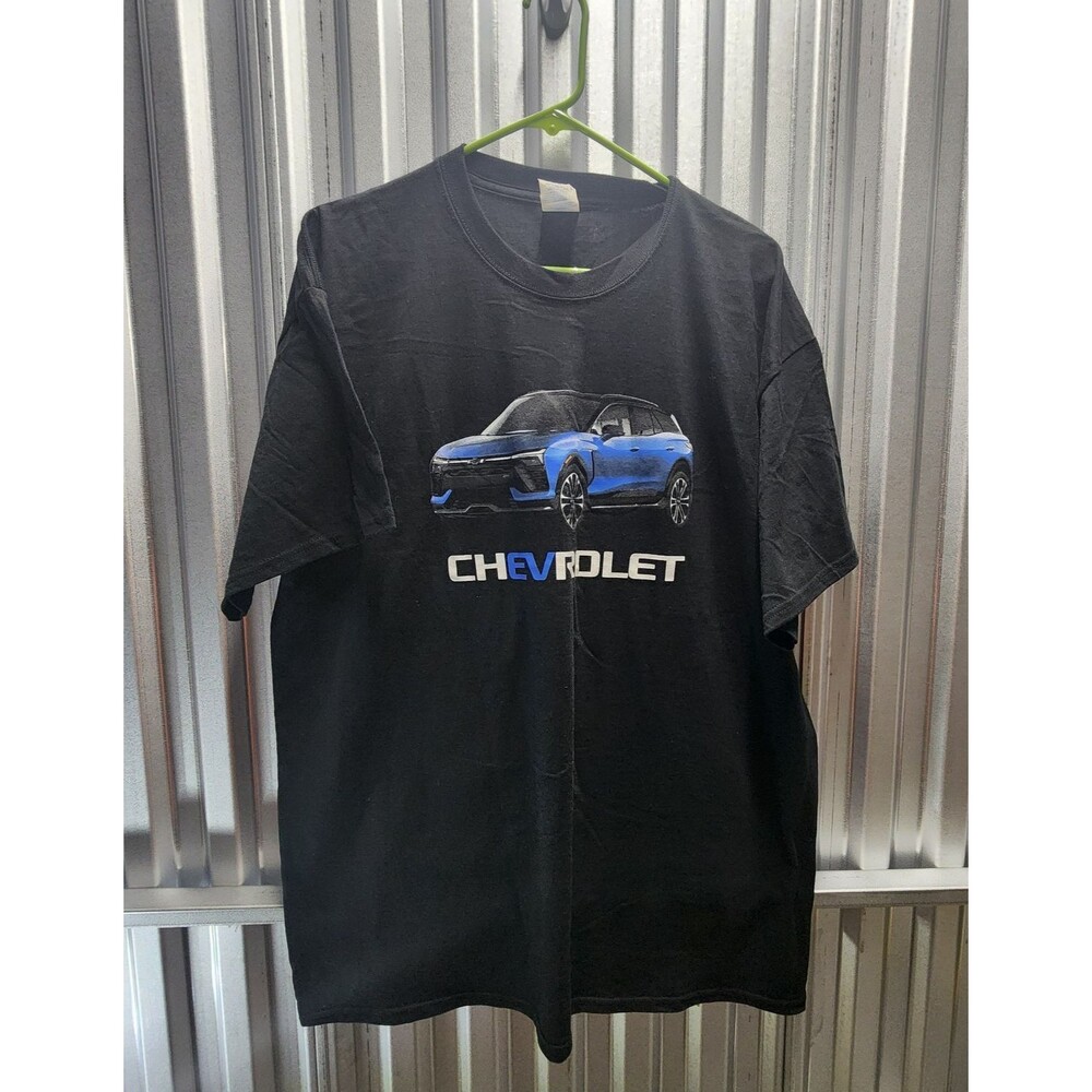 Port & Company Chevrolet Blazer EV Logo Graphic T-Shirt Black Size XL